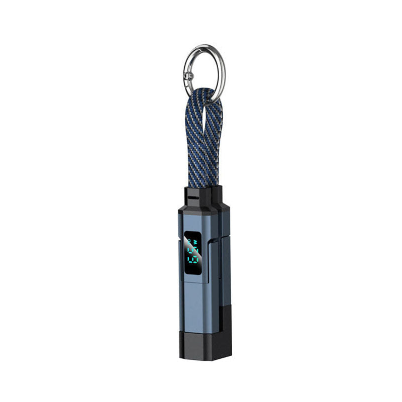 🔥Turqelis™ 4-in-1 Digital Display Keychain Charging Cable
