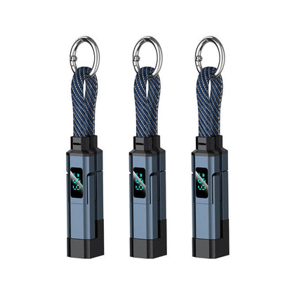 🔥Turqelis™ 4-in-1 Digital Display Keychain Charging Cable