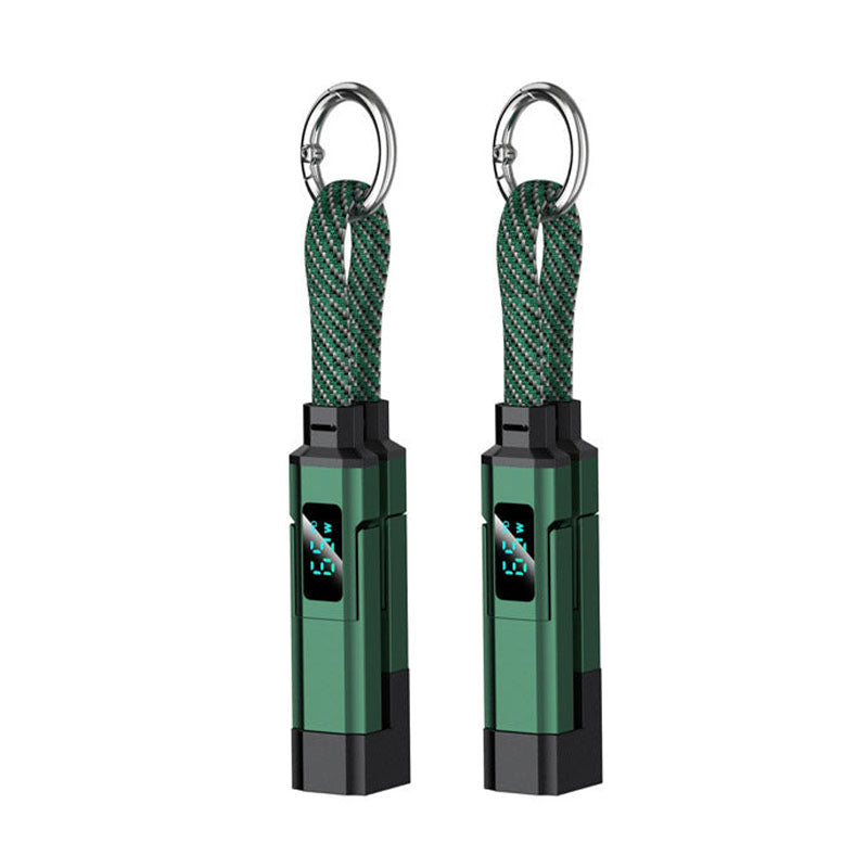 🔥Turqelis™ 4-in-1 Digital Display Keychain Charging Cable