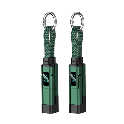 🔥Turqelis™ 4-in-1 Digital Display Keychain Charging Cable