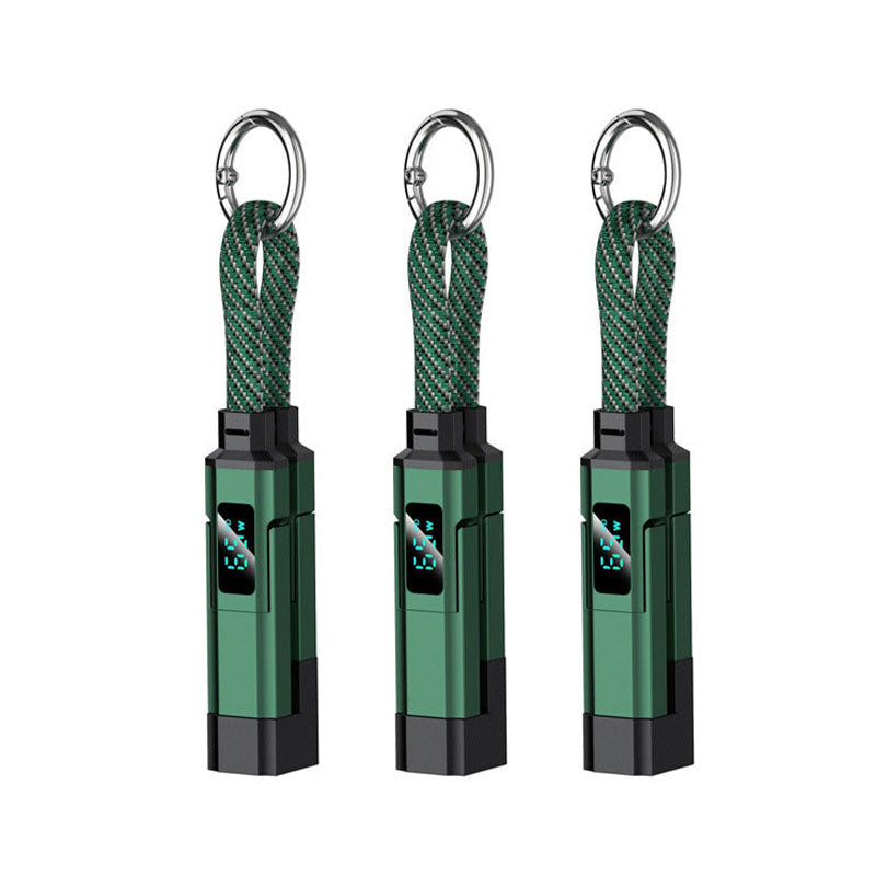 🔥Turqelis™ 4-in-1 Digital Display Keychain Charging Cable