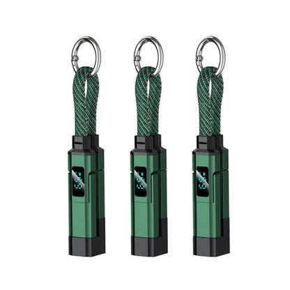 🔥Turqelis™ 4-in-1 Digital Display Keychain Charging Cable
