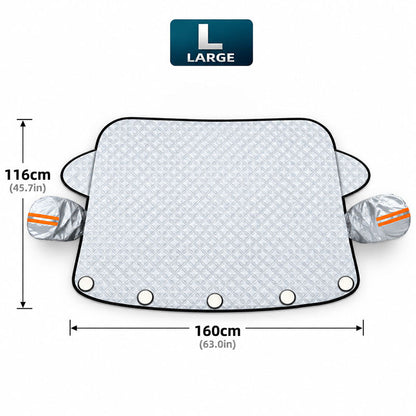 ⏳Time-Limited Special⏰Thickened Magnetic Car Windshield Snow Cover Winter Front Windshield Half Cover for Sedans and SUVs (LA)