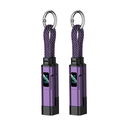 🔥Turqelis™ 4-in-1 Digital Display Keychain Charging Cable