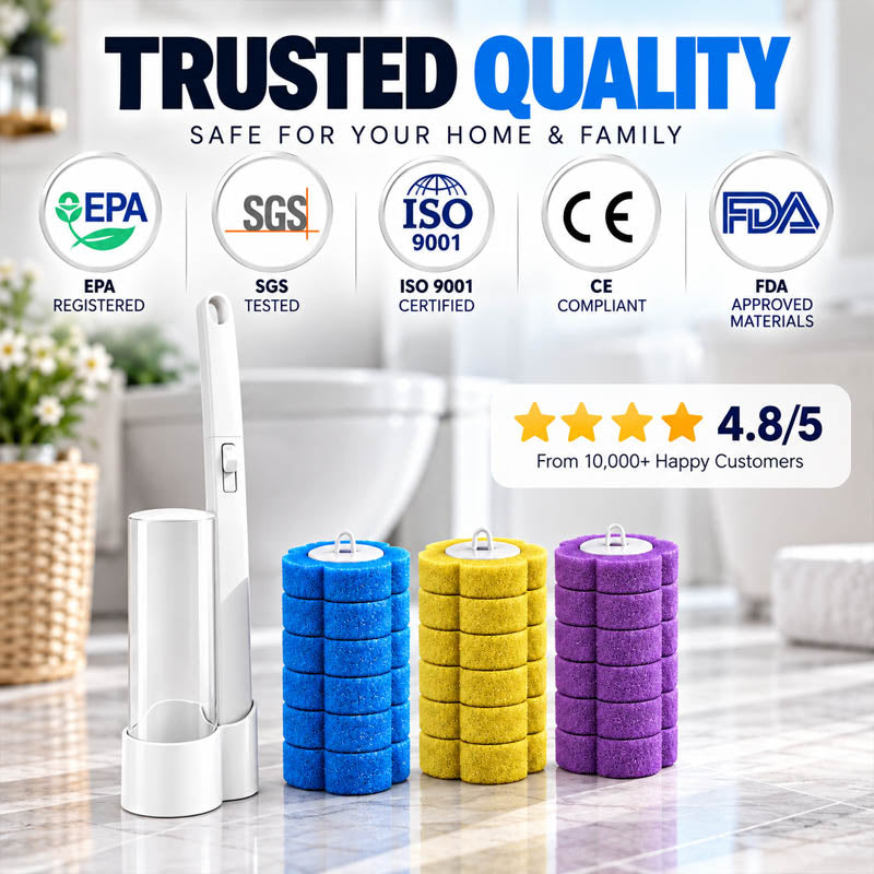 💦Turqelis™ Hands-Free Cleaning Gadget🧽Disposable toilet cleaning tool