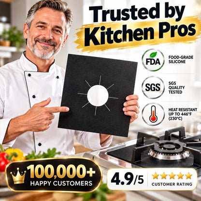 Reusable Silicone Gas Stove Protector