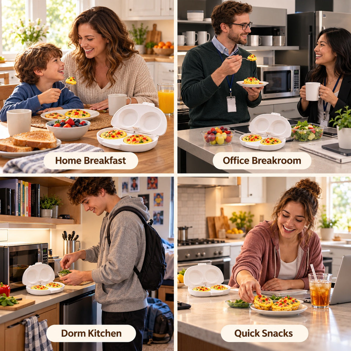 🍳Turqelis™ 2-in-1 Microwave Omelet & Egg Cooker
