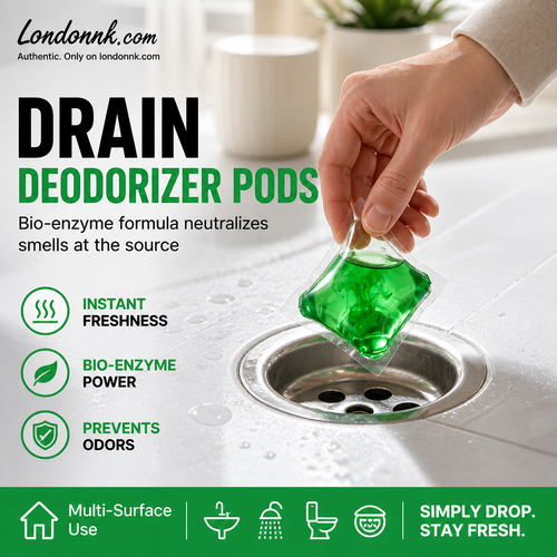Turqelis™ Drain Deodorizer Pods – Bio‑enzyme formula neutralizes smells at the source. Instant fresh scent, no harsh chemicals. Say goodbye to embarrassing odours. 🚰✅ （offer)