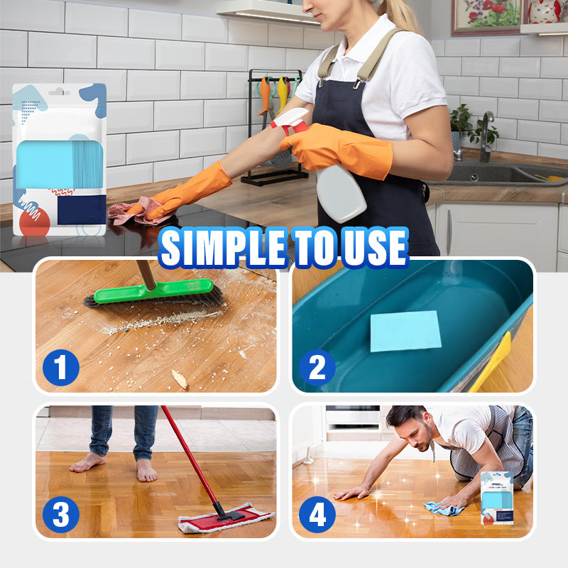 ⏳Turqelis™ Multi-Effect Decontaminating Floor Cleaning Sheet🧼