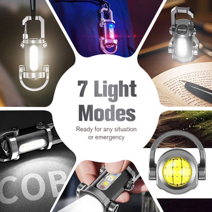 🔦Turqelis™ Rechargeable Keychain Flashlight⚡