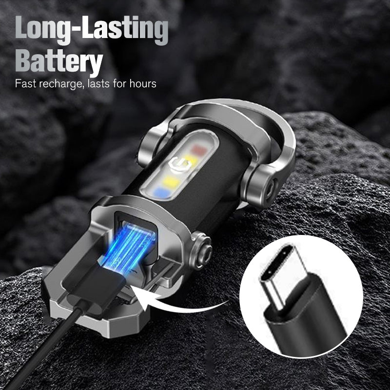 🔦Turqelis™ Rechargeable Keychain Flashlight⚡