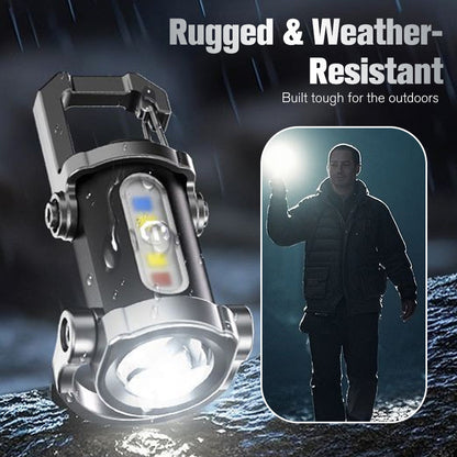 🔦Turqelis™ Rechargeable Keychain Flashlight⚡