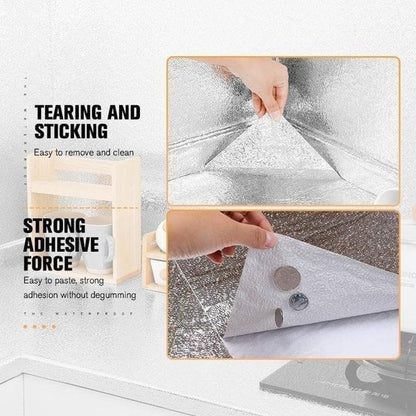 🛡️68% OFF! 🍳 Kitchen Oil-Proof Stickers – Removable Self-Adhesive Cabinet 🌟(offer)