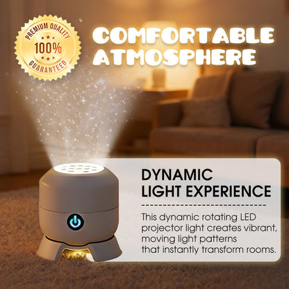 Turqelis™ Dynamic Rotating LED Projector Light (offer)
