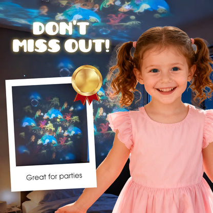 Turqelis™ Dynamic Rotating LED Projector Light (offer)