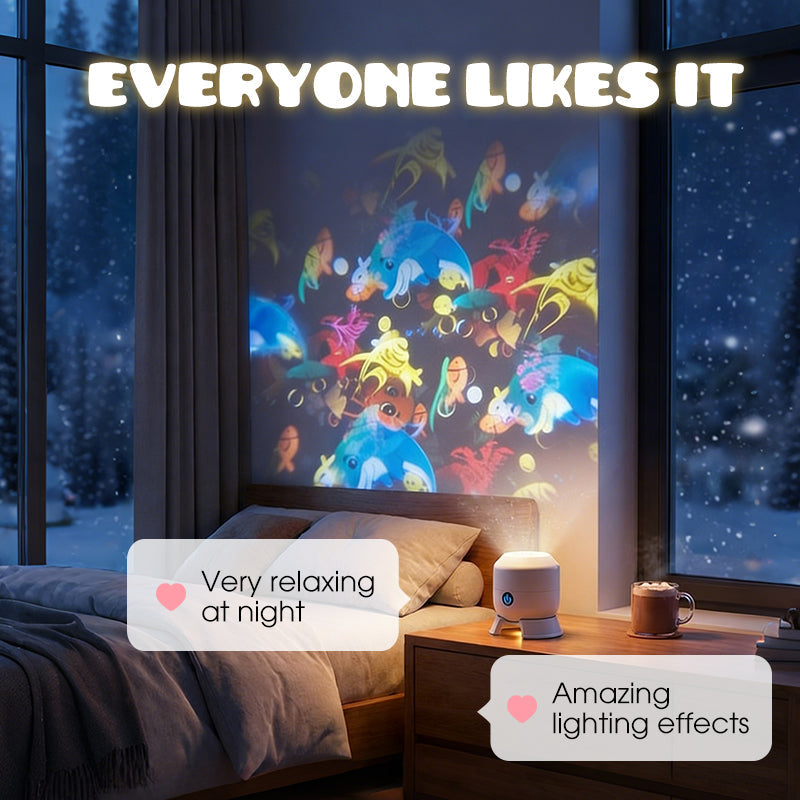 Turqelis™ Dynamic Rotating LED Projector Light (offer)