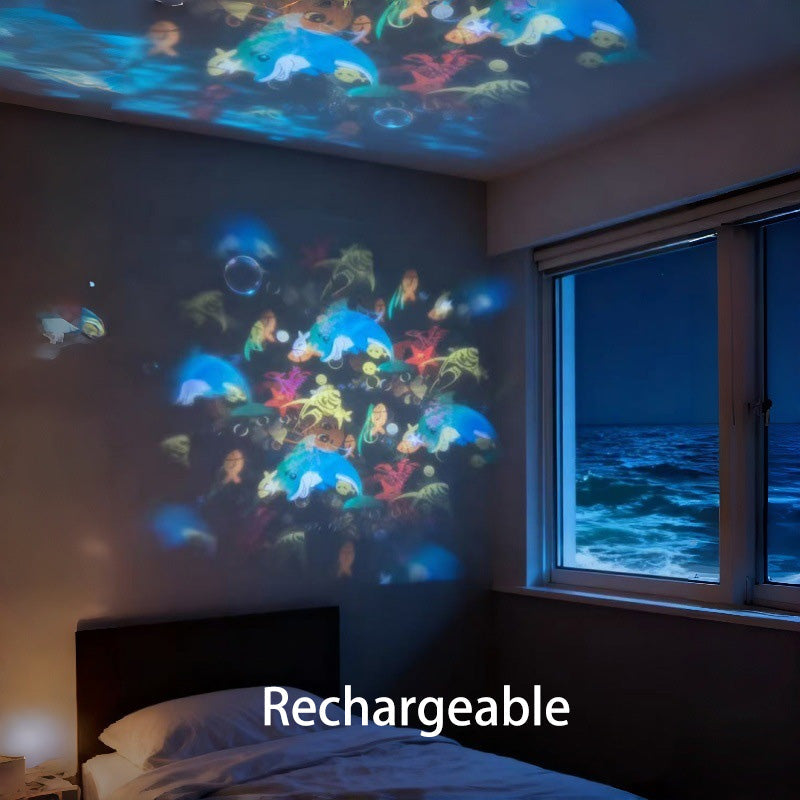 Turqelis™ Dynamic Rotating LED Projector Light (offer)