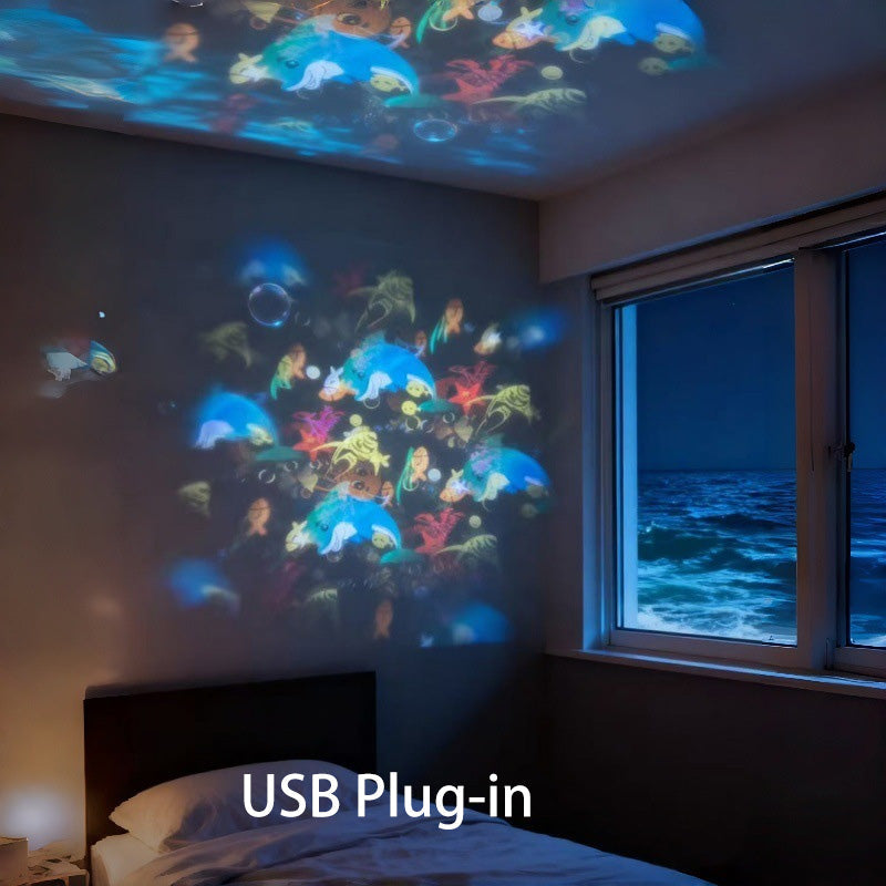 Turqelis™ Dynamic Rotating LED Projector Light (offer)