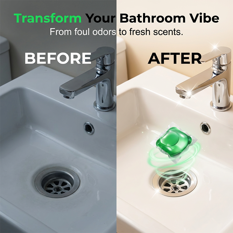 Turqelis™ Drain Deodorizer Pods – Bio‑enzyme formula neutralizes smells at the source. Instant fresh scent, no harsh chemicals. Say goodbye to embarrassing odours. 🚰✅ （offer)
