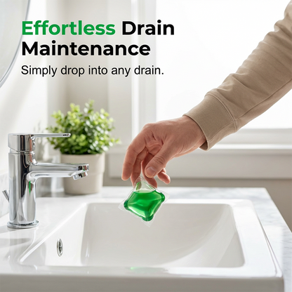 Turqelis™ Drain Deodorizer Pods – Bio‑enzyme formula neutralizes smells at the source. Instant fresh scent, no harsh chemicals. Say goodbye to embarrassing odours. 🚰✅ （offer)