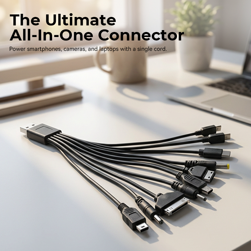 Turqelis™ 10-in-1 Universal USB Charging Cable