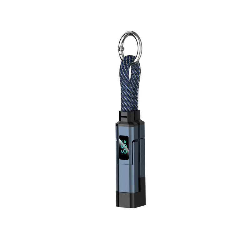 🔥Turqelis™ 4-in-1 Digital Display Keychain Charging Cable (Offer)