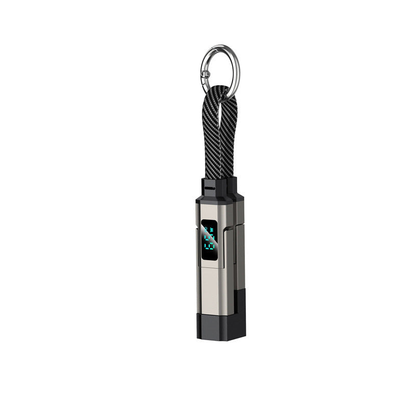 🔥Turqelis™ 4-in-1 Digital Display Keychain Charging Cable (Offer)