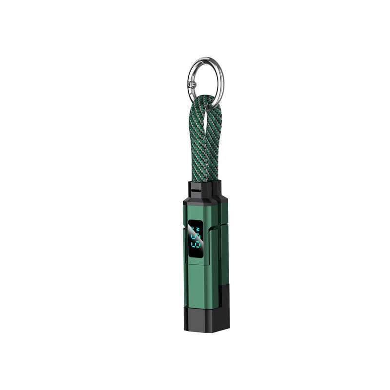 🔥Turqelis™ 4-in-1 Digital Display Keychain Charging Cable (Offer)