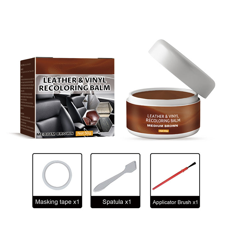 Turqelis™ Leather Repair Paste – Fills scratches & scuffs, restores texture.