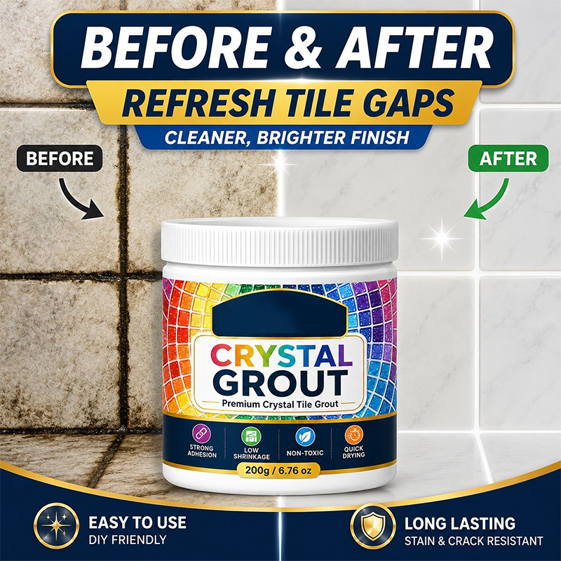 Turqelis™ High-Strength Waterproof Crystal Tile Grout