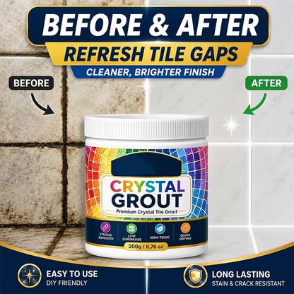 Turqelis™ High-Strength Waterproof Crystal Tile Grout