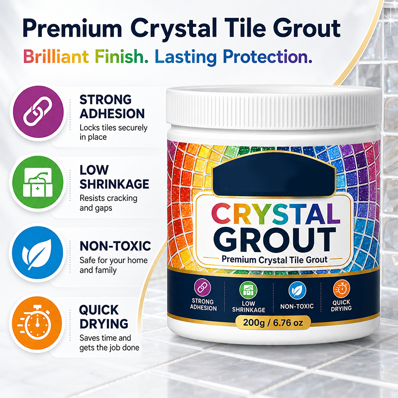 Turqelis™ High-Strength Waterproof Crystal Tile Grout (offer）