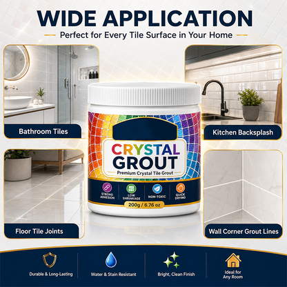 Turqelis™ High-Strength Waterproof Crystal Tile Grout (offer）