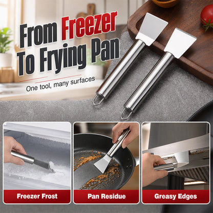 Multi-Purpose Stainless Steel Ice Cleaning Scraper
