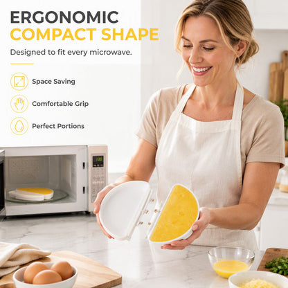 🍳Turqelis™ 2-in-1 Microwave Omelet & Egg Cooker
