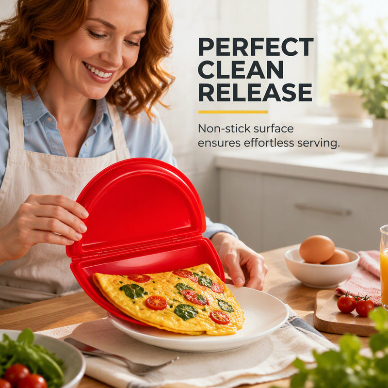 🍳Turqelis™ 2-in-1 Microwave Omelet & Egg Cooker