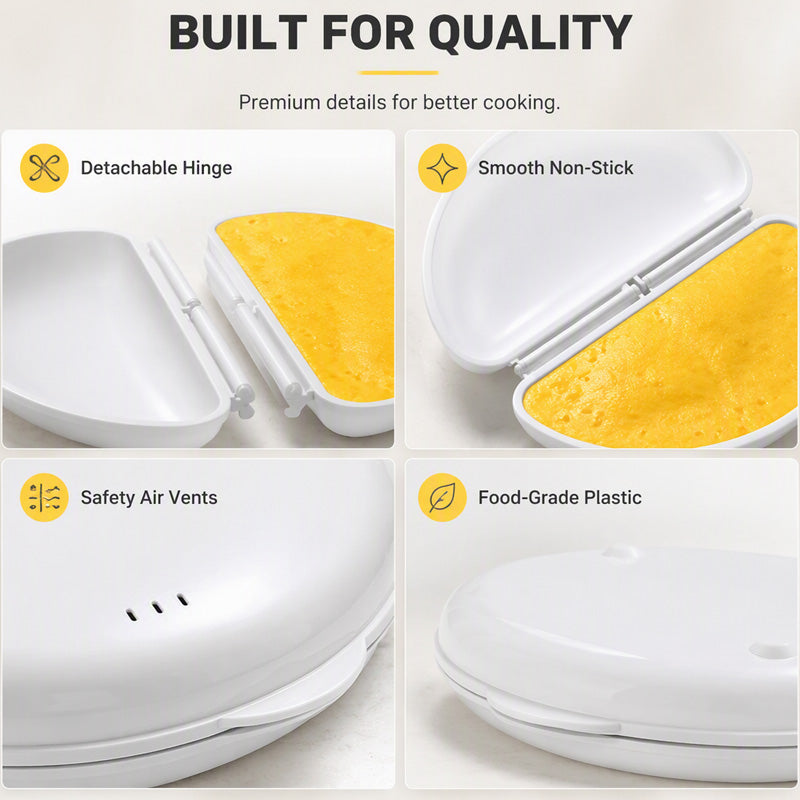🍳Turqelis™ 2-in-1 Microwave Omelet & Egg Cooker