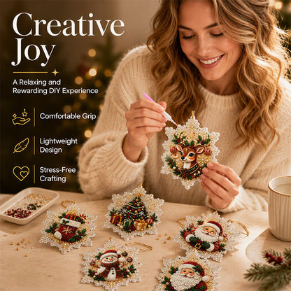 🔥Turqelis™ Christmas DIY Painting Hanging Ornaments Set🎄🎁