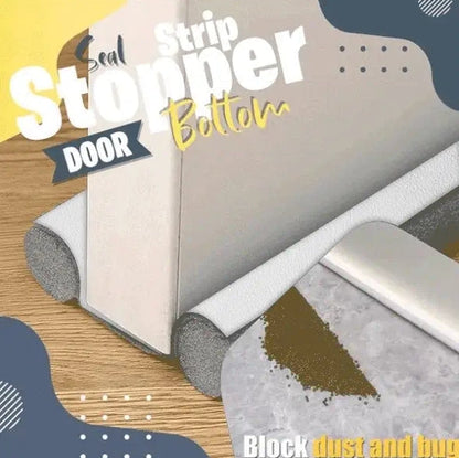 💥Turqelis™ DIY Wear Resistant Leather Under Door Draft Stopper Windproof and Insect Proof Bedroom Door Bottom Seal Strip🏠 (offer）