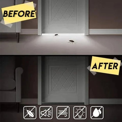 💥Turqelis™ DIY Wear Resistant Leather Under Door Draft Stopper Windproof and Insect Proof Bedroom Door Bottom Seal Strip🏠 (offer）