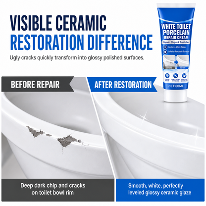 Turqelis™ White Toilet Porcelain Repair Cream