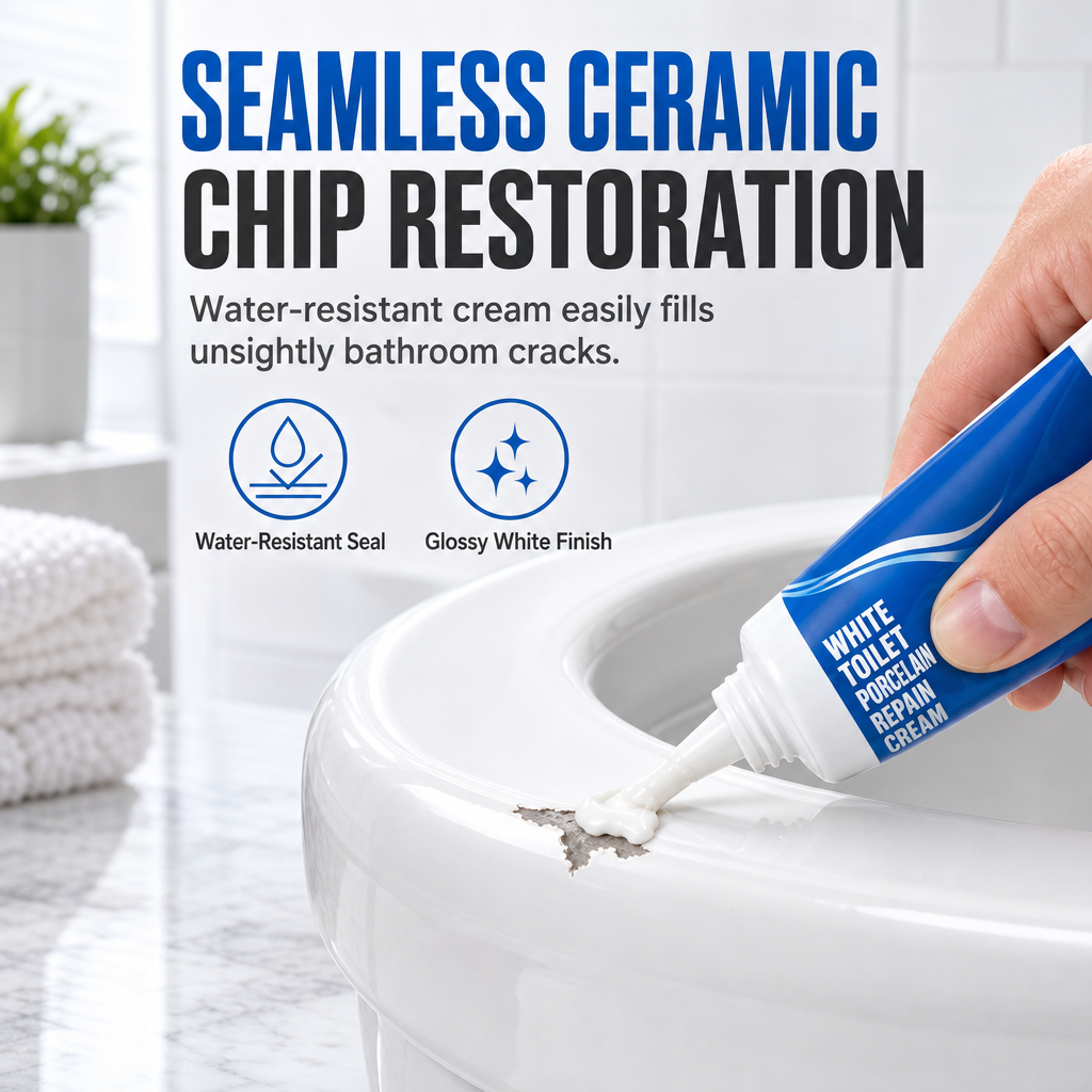 Turqelis™ White Toilet Porcelain Repair Cream