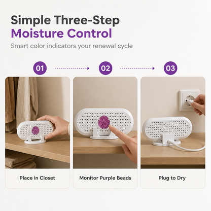 Turqelis™ Mini Reusable Household Dehumidifier